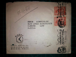 ARGENTINE, Enveloppe Appartenant à "CADAC S.R.L." Circulé Avec Une Banderole Parlante "Célébrez La Fête De La Musique, L - Used Stamps