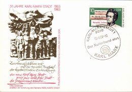 H2391 - Karl Marx Stadt Sonderstempel Ersttagsstempel - 1. Tag - FDC (Ersttagblätter)