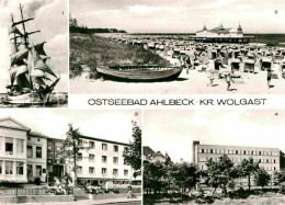 72703504 Ahlbeck Ostseebad Segelschulschiff Wilhelm Pieck Strand Seebruecke FDGB - Sonstige & Ohne Zuordnung