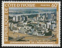 THEMATIC TOURISM:  AERIAL VIEW OF ABIDJAN.  2Oth ANNIVERSARY OF INDEPENDENCE    -   COTE D'IVOIRE - Sonstige & Ohne Zuordnung