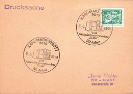 H2392 - Karl Marx Stadt Drucksache Sonderstempel Ersttagsstempel - 1. Tag - FDC (Ersttagblätter)