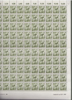 100   Timbres **  Rheinland Pfalz 16  Pf Coin Daté  1947 Feuille Entière Zone Française   Rhénanie-Palatinat - Renania-Palatinado