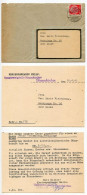 Germany 1940 Cover & Letter; Neuenkirchen (Kr. Melle) - Kreissparkasse Melle To Schiplage; 12pf. Hindenburg - Brieven En Documenten