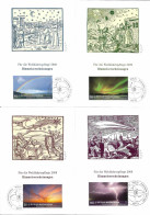 333  Astronomie, Ciel: 4 Cartes Maximum D'Allemagne, 2009 - Sky, Astronomy Maximum Cards From Germany. FDCancels - Astronomie