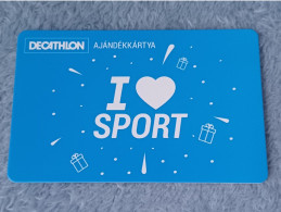 GIFT CARD - HUNGARY - DECATHLON 42 - I LOVE SPORT - Cartes Cadeaux