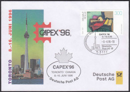 Deutsche Post Original Ausstellungsbrief 1996 Toronto Capex Canada  (87020 - Covers & Documents