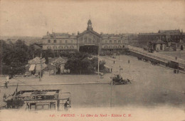 80 , Cpa  AMIENS , 146 , La Gare Du Nord  , Edition C.N. (15355) - Amiens