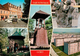72700972 Tarnowskie Gory Tarnowitz Teilansichten Turm Glockenturm Skulptur Siedl - Polen