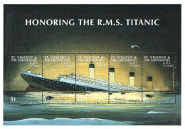 St Vincent & Grenadines,1997, The 85th Anniversary Of The "Titanic" Disaster (MNH) - St.Vincent Y Las Granadinas