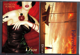 (B1b) Dior, Fahrenheit,  Hypnotic Poison, Promocard 2215,2873 - Werbepostkarten