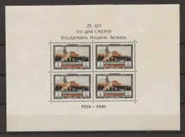 1949 MNH USSR Block 11A Postfris** - Blokken & Velletjes