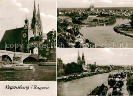 72700829 Regensburg Kirchen- Und Brueckenpartie Regensburg - Regensburg