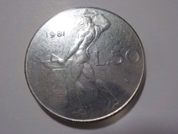 ITALIE   50 Lire   Année 1981 - 50 Lire