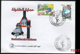 FDC/Année 2017-N°1781/1782 : Protection De L'Enfance - Algerije (1962-...)