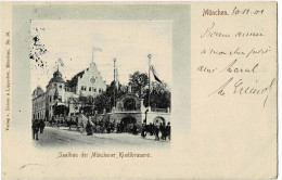 München Saalbau Der Münchener Kindlbrauerei Circulée En 1902 - München