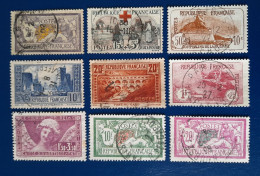 Lot De Timbres Semi-classiques Oblitérés, Cote Autour De 500 Euros. - Sammlungen