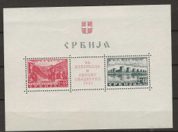 Serbien 1941 MNH Block 1+2 Postfris** - Ocupación 1938 – 45