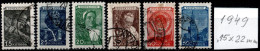 1949  USSR  CCCP   Mi 1331-36  Used - Used Stamps