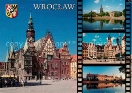 72700548 Wroclaw Rathaus Ostrow Tumski Rynek Kamieniczki Uniwersytet  - Polen