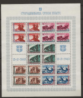 Serbien 1943 MNH 94-98 Postfris** - Besetzungen 1938-45