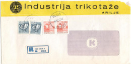 YUGOSLAVIA Arilje  Cover,R - Letter 1979,post Horn - Storia Postale