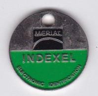 Jeton De Caddie En Métal - Angleterre - Merial Indexel - Electronic Identification - Identification électronique Animaux - Munten Van Winkelkarretjes