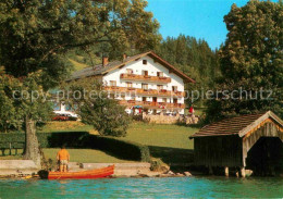 72700008 Zell Moos Gasthof Pension Dorferwirt Am See Bootshaus Mondsee Hausruckv - Autres & Non Classés