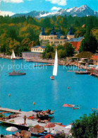 72699956 Velden Woerthersee Schlosshotel Mit Mittagskogel Karawanken Badesteg Ve - Other & Unclassified