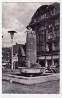 39064109 - Castrop-Rauxel Mit Reiterdenkmal Auf Dem Marktplatz. Karte Beschrieben Gute Erhaltung. - Castrop-Rauxel