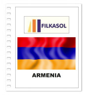 Suplemento Filkasol Armenia 2020 - Ilustrado Color Album 15 Anillas (270x295) SIN MONTAR - Pre-printed Pages