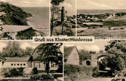 72699765 Kloster Hiddensee Fliegeraufnahme Steilkueste Leuchtturm Gerhart Hauptm - Sonstige & Ohne Zuordnung