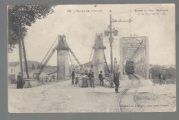 CP - 33 - Libourne - Entrée Du Pont Mértallique At Du Pont Des Piétons -  - Libourne