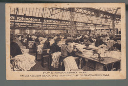 CP - 36 - Châteauroux - Société Des 100 000 Chemises - Un Des Ateliers De Couture - Manufacture De Châteauroux - Chateauroux