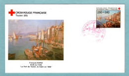 FDC  France 1991 - Croix Rouge 1991 - Port De Toulon - YT 2733 - 83 Toulon - 1990-1999