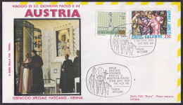 Vatican 1983, Pope Voyage, Austria, Vienna, Special Cover - Andere & Zonder Classificatie