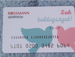 GIFT CARD - HUNGARY - ROSSMANN 04 - SOK BOLDOGSÁGOT! - Tarjetas De Regalo