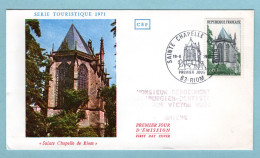 FDC France 1971 - Sainte Chapelle De Riom YT 1683 - 63 Riom - 1970-1979