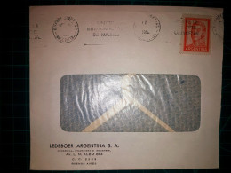 ARGENTINE, Enveloppe Appartenant à "Ledeboer Argentina S.A." Diffusé Avec Une Banderole Parlante De "Fête Universelle De - Used Stamps