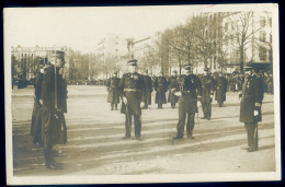 Cpa Carte Photo Du 29 Place Du Chateau à Brest - Cérémonie Militaire Marins STEP200 - Brest