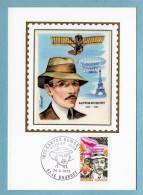 Carte Maximum 1973 - Santos Dumont - Aviateur, Constructeur De Ballons  - YT 1746 - 93 Le Bourget - 1970-1979