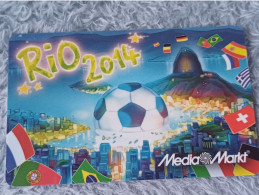 GIFT CARD - HUNGARY - MEDIA MARKT 56 - RIO 2014 - FLAGS - Gift Cards