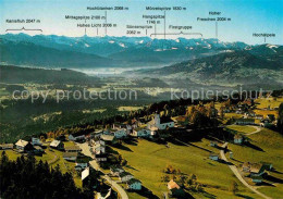 72699036 Sulzberg Vorarlberg Panorama Alpen Gasthof Engel Sulzberg - Altri & Non Classificati