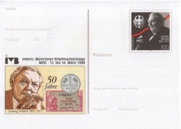 Germany Deutschland 1998 Ludwig Erhard, Politician Economist, Briefmarkentage Munchen - Postcards - Mint