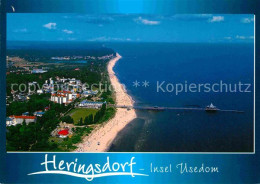72699004 Heringsdorf Ostseebad Usedom Seebruecke Strand Heringsdorf - Autres & Non Classés
