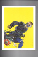TINTIN. Carton (carte Postale?) (Illustration Somon). - Comics