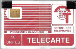 CARTE²°-PUBLIC-MONACO-PYJAMA-50U-MP9-SO2-08/88-V° Pe 0575-NSB-TBE - Monace