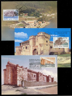 ESPAÑA (2003) Carte S Maximum Card S - Castillos, Château, Castle, Castelo San Felipe, Cuéllar, Montilla, Burg - Cartoline Maximum