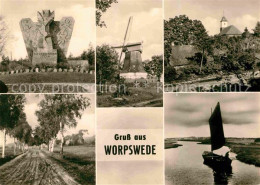 72698876 Worpswede Muehle Boot Niedersachsenstein Worpswede - Worpswede