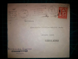 ARGENTINE, Enveloppe Appartenant à "Reynaldo Fischer" Circulant Avec La Bannière Parlante De "Votre Correspondance Urgen - Used Stamps