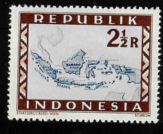 1949 Map  Michel ID L71 Stamp Number ID 50 Dai Nippon ID 10-21 Xx MNH - Indonesië